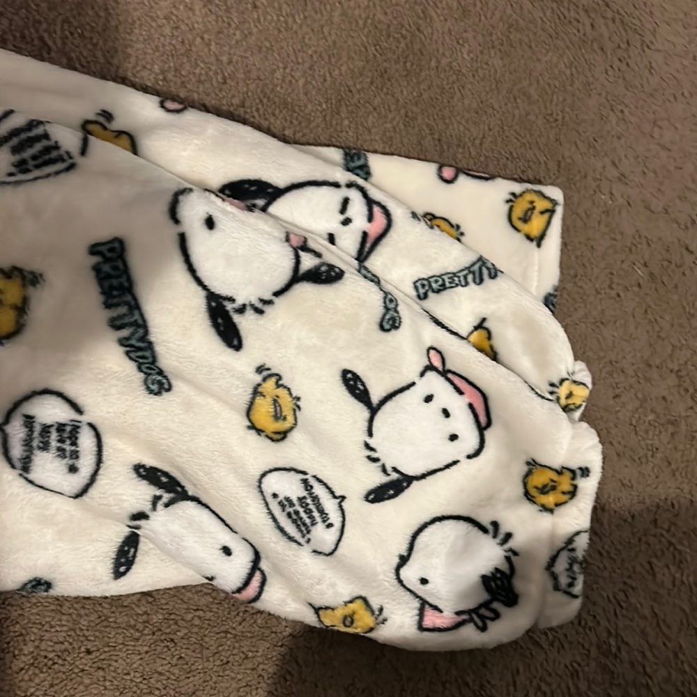 Pochacco plush pajama pants